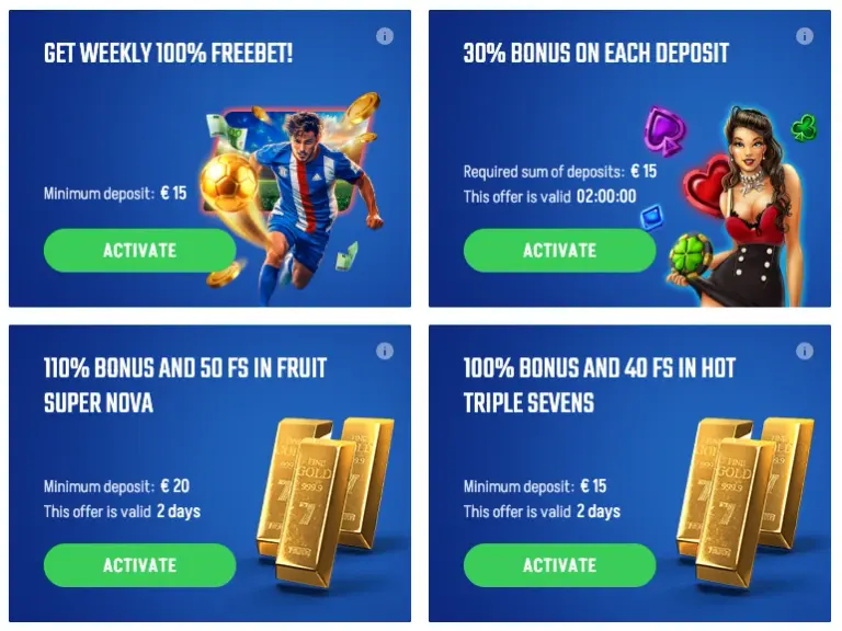 Winnita Casino promo section